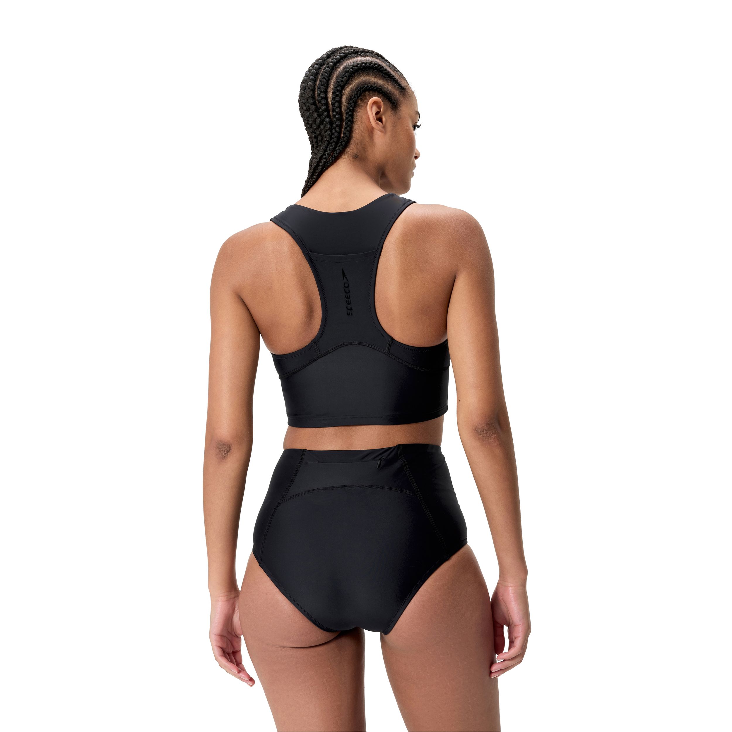 SPEEDO Women's Ocean Flex Chlorine Resistant Crop Top