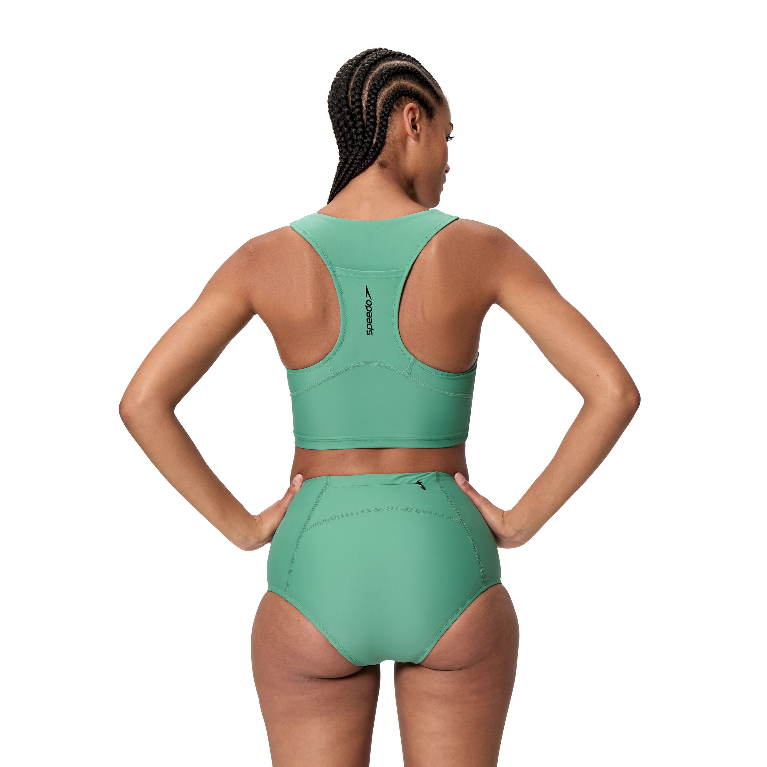 SPEEDO Women's Ocean Flex Chlorine Resistant Crop Top