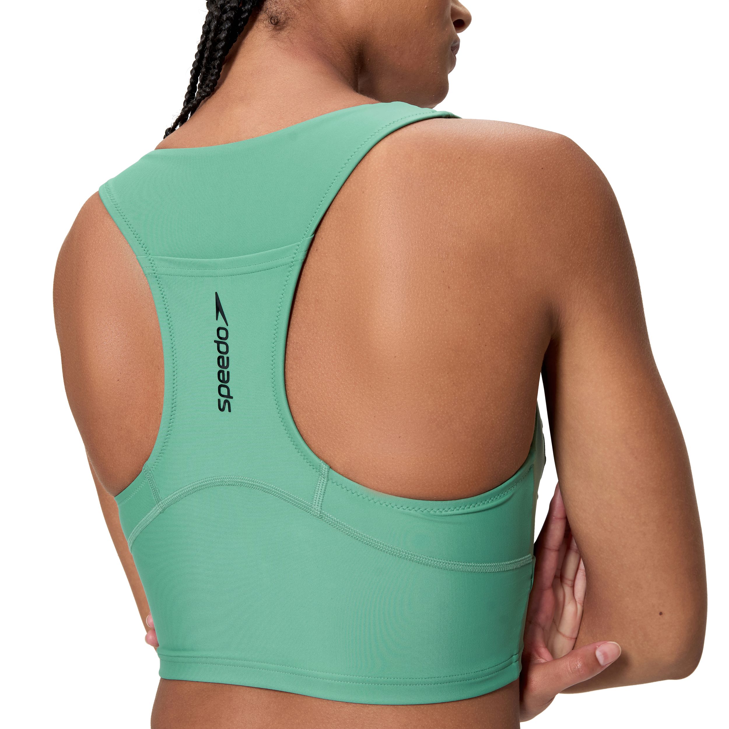 SPEEDO Women's Ocean Flex Chlorine Resistant Crop Top