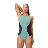 SPEEDO Women's Sculpture High Neck Contour One Piece Swimsuit, Chlorine Resistant Swimwear Front_Flat