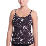Nike Women's V-Neck Brushstroke All Over Print Tankini Front_Flat