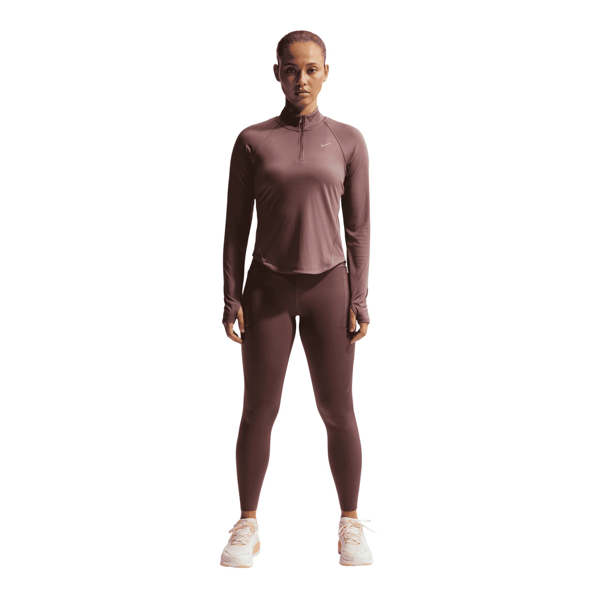 Nike Women's Tempo Dri-FIT 1/2 Zip Long Sleeve Top