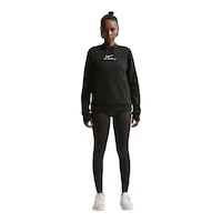 Nike Pro Women's Dri-FIT 365 Fleece Pullover Hoodie Front_Flat