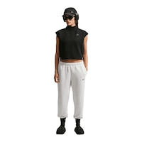 Nike Women's Studio Fleece Mid-Rise STD Jogger Pants Front_Flat