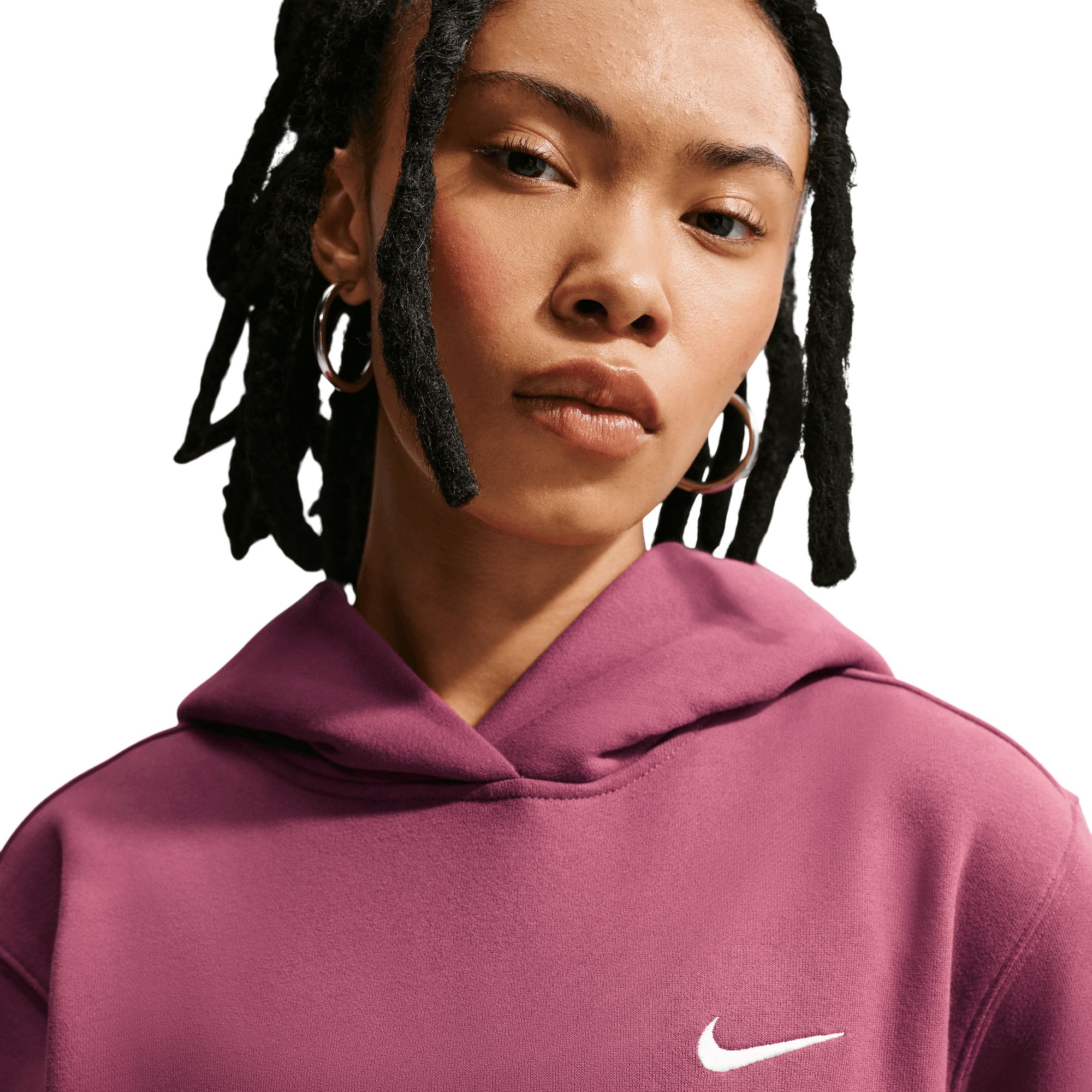 Nike Women's Studio Fleece Standard Pullover Hoodie