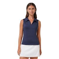 Travis Mathew Women's Skyloft Golf Polo Tank Front_Flat