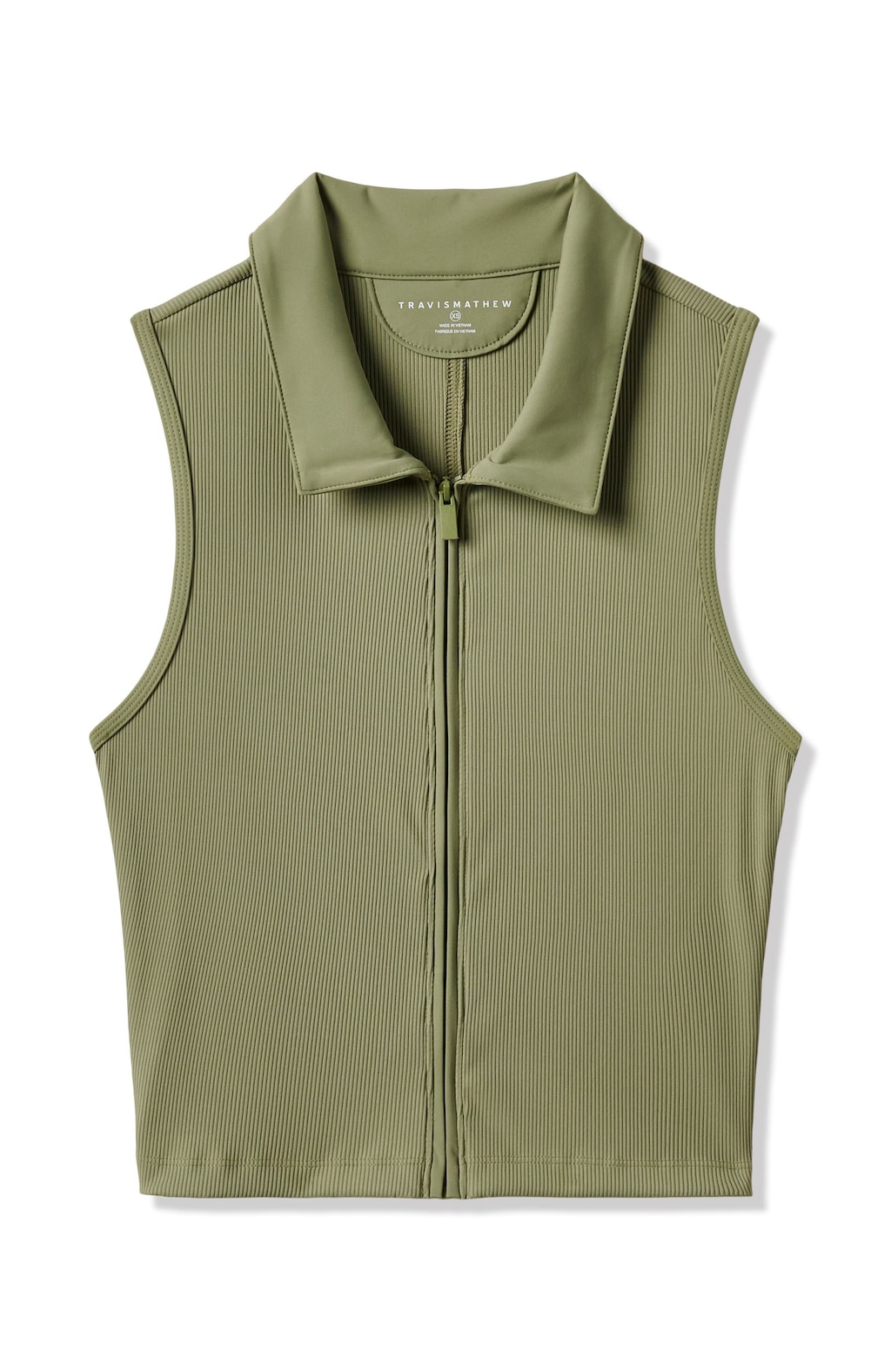 Travis Mathew Women's Moveknit Ribbed Golf Polo T-shirt