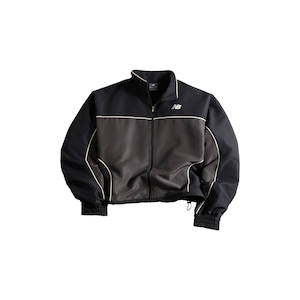 New Balance Women's Trackside Lightweight Track Jacket with Stand Collar