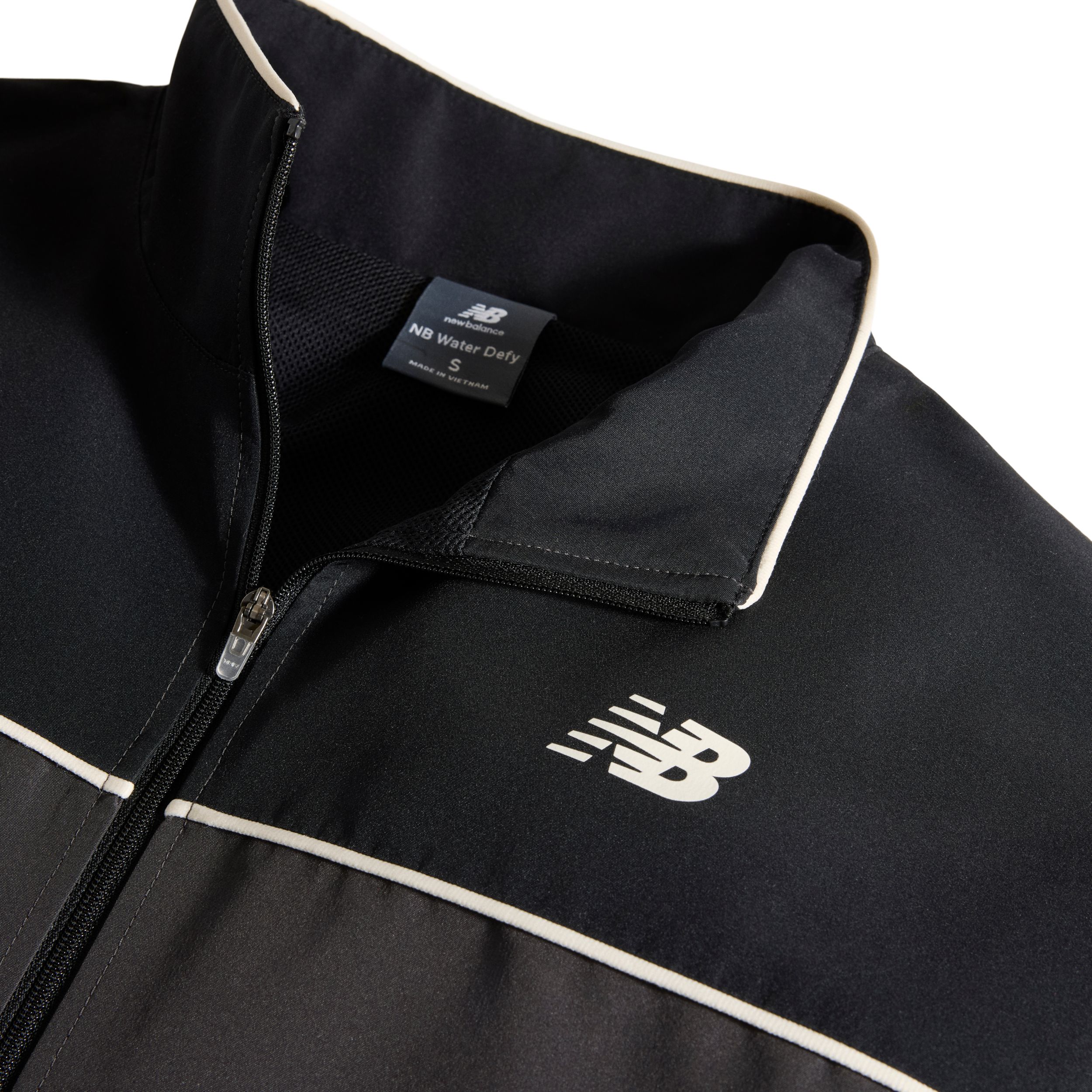 New Balance Women's Trackside Lightweight Track Jacket with Stand Collar
