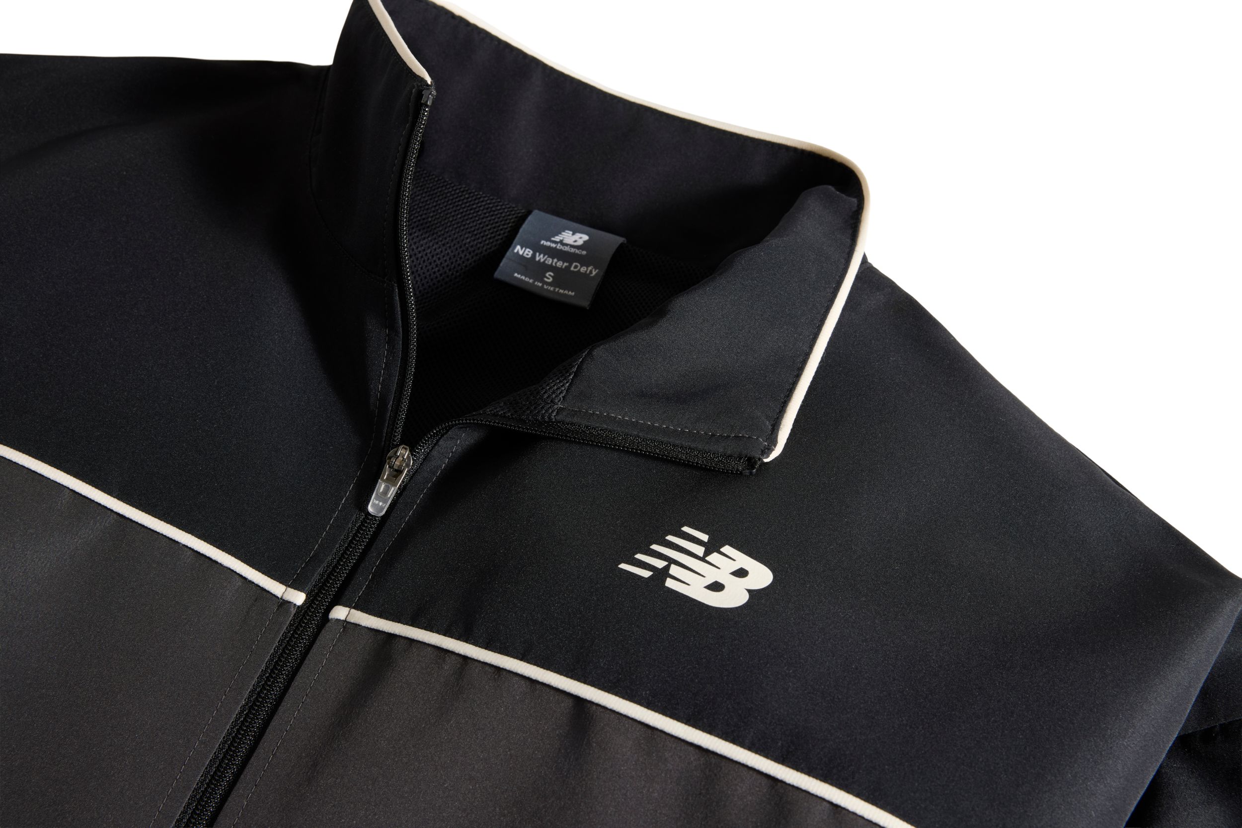 New Balance Women's Trackside Lightweight Track Jacket with Stand Collar