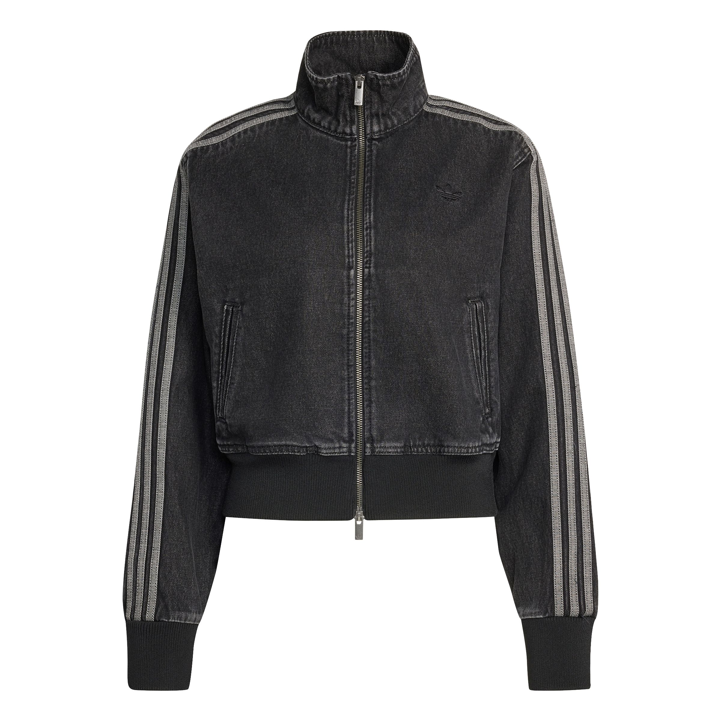 adidas Women's Originals Firebird Oversized Denim Jacket