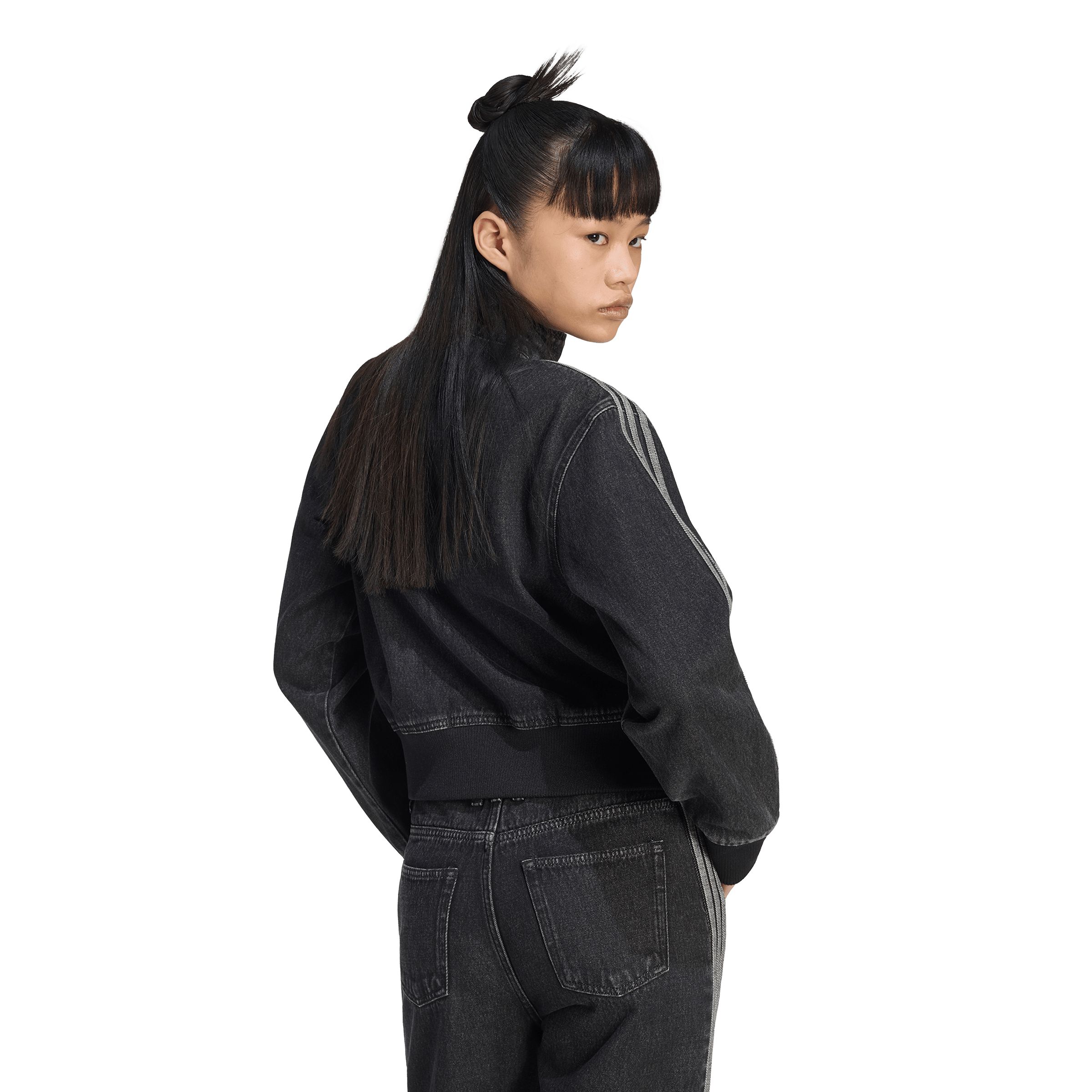adidas Women's Originals Firebird Oversized Denim Jacket