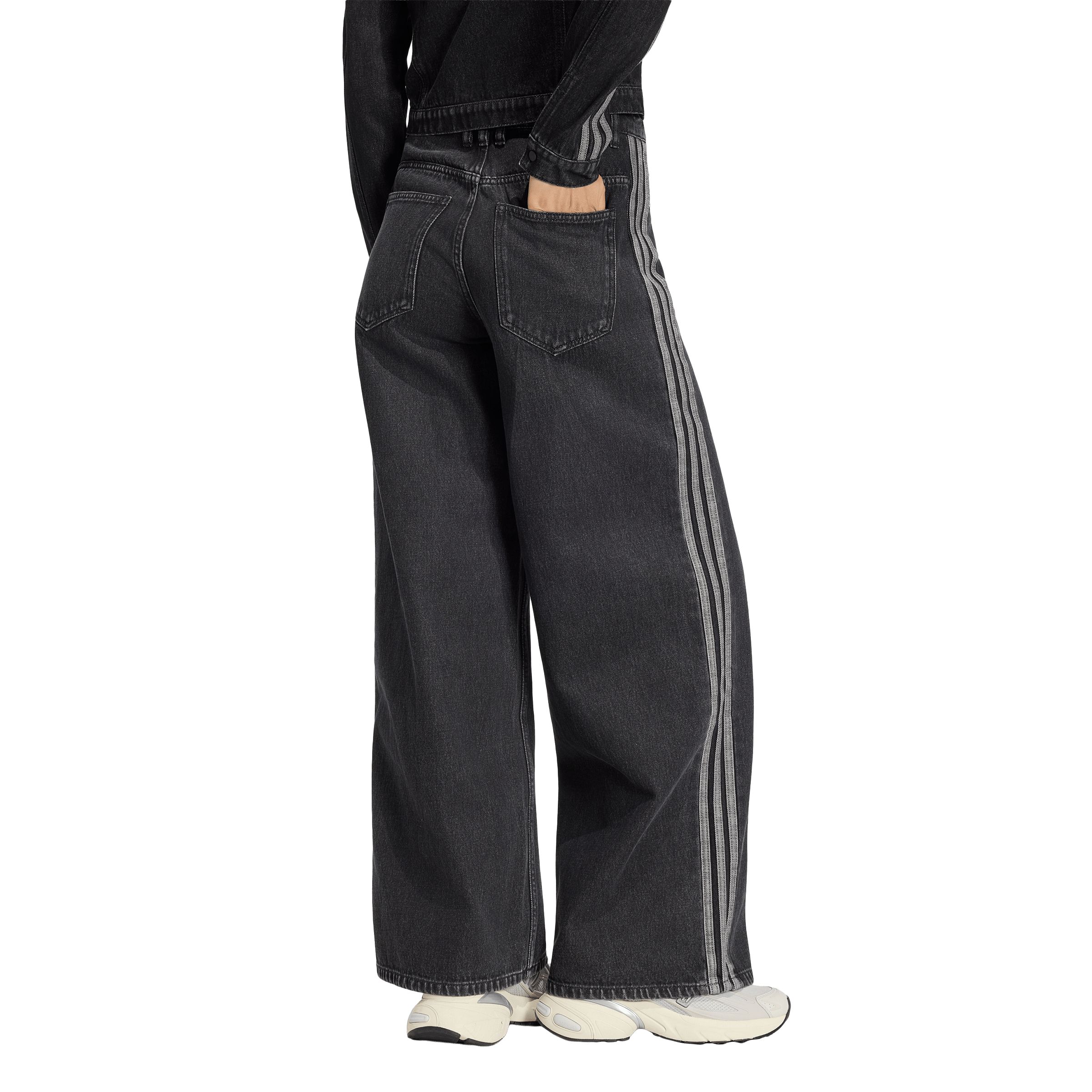 adidas Originals Women's Denim Wide Leg Pants
