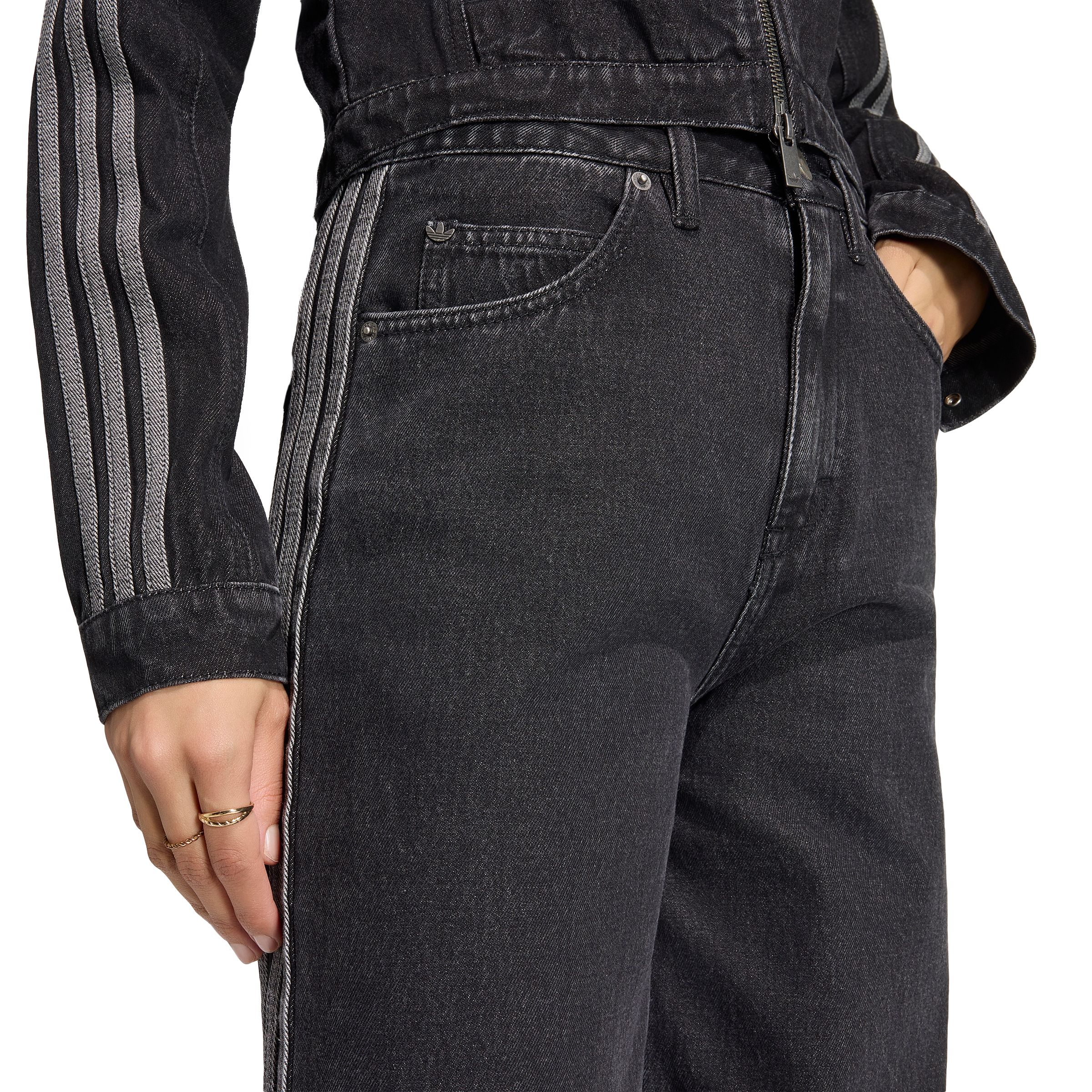 adidas Originals Women's Denim Wide Leg Pants