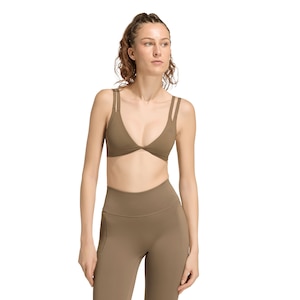 adidas Women's Train Optime Twist Light Support Sports Bra for Yoga and Pilates