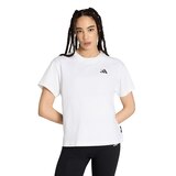 adidas Women's Sportswear Heart Graphic Oversized T-Shirt Front_Flat