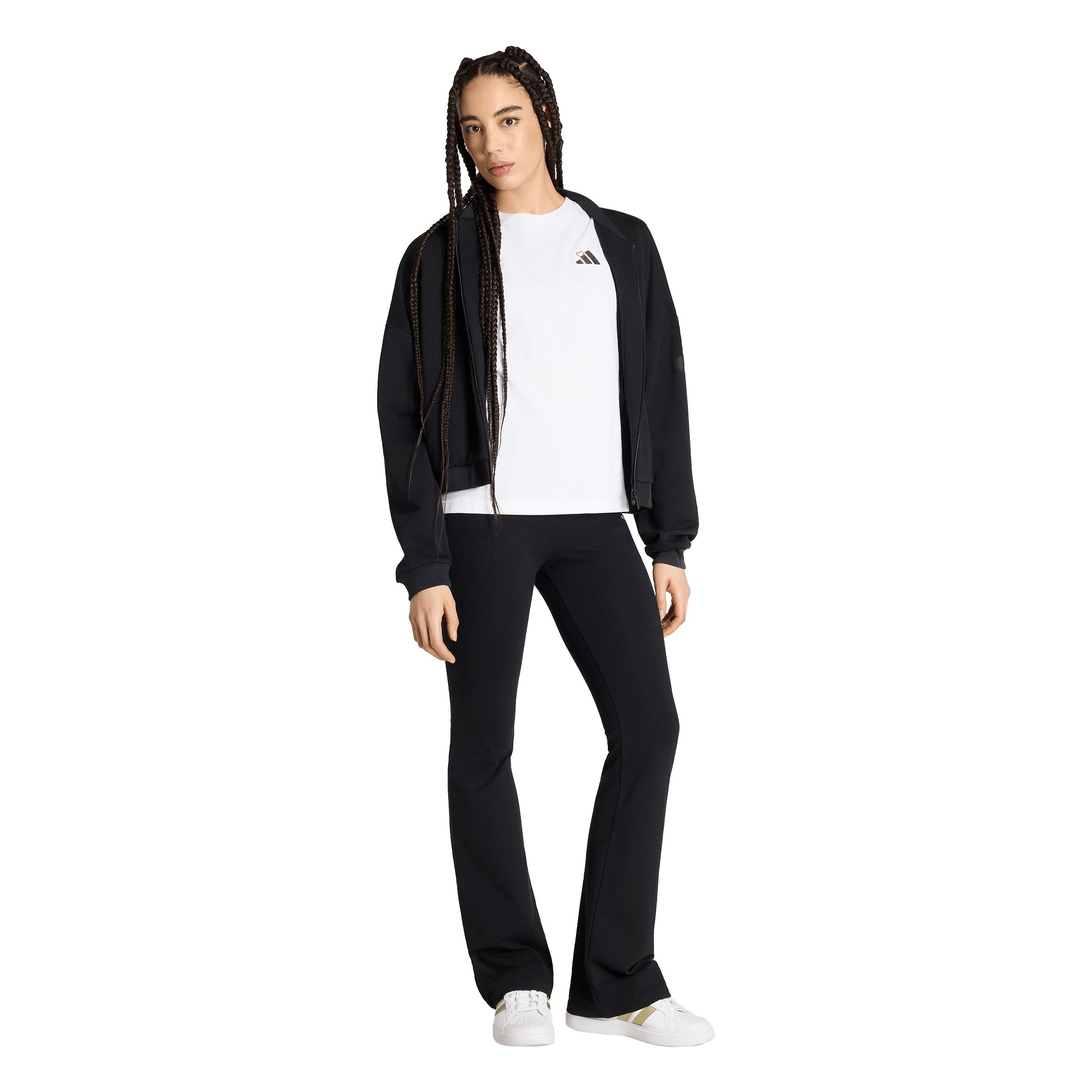 adidas Women's Sportswear Heart Graphic Oversized T-Shirt