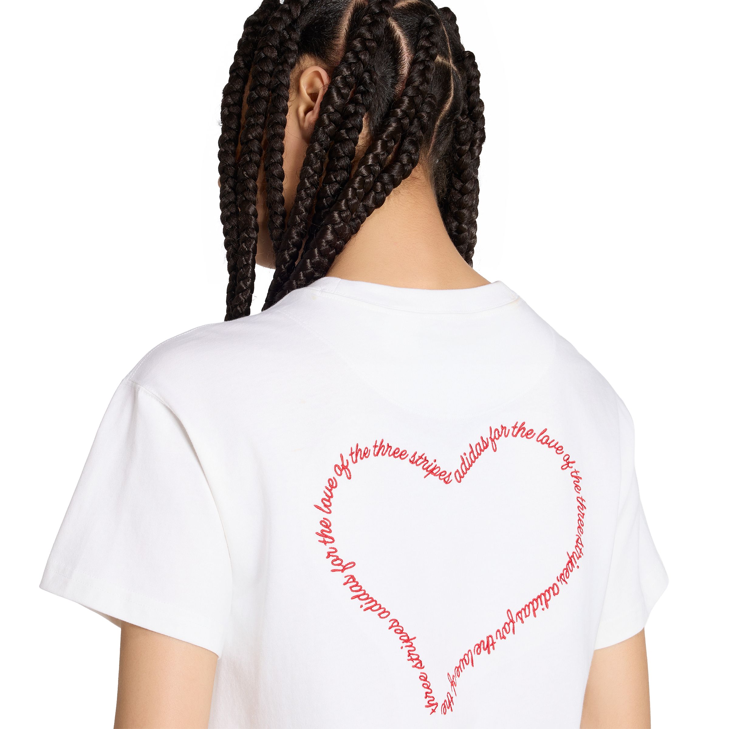 adidas Women's Sportswear Heart Graphic Oversized T-Shirt