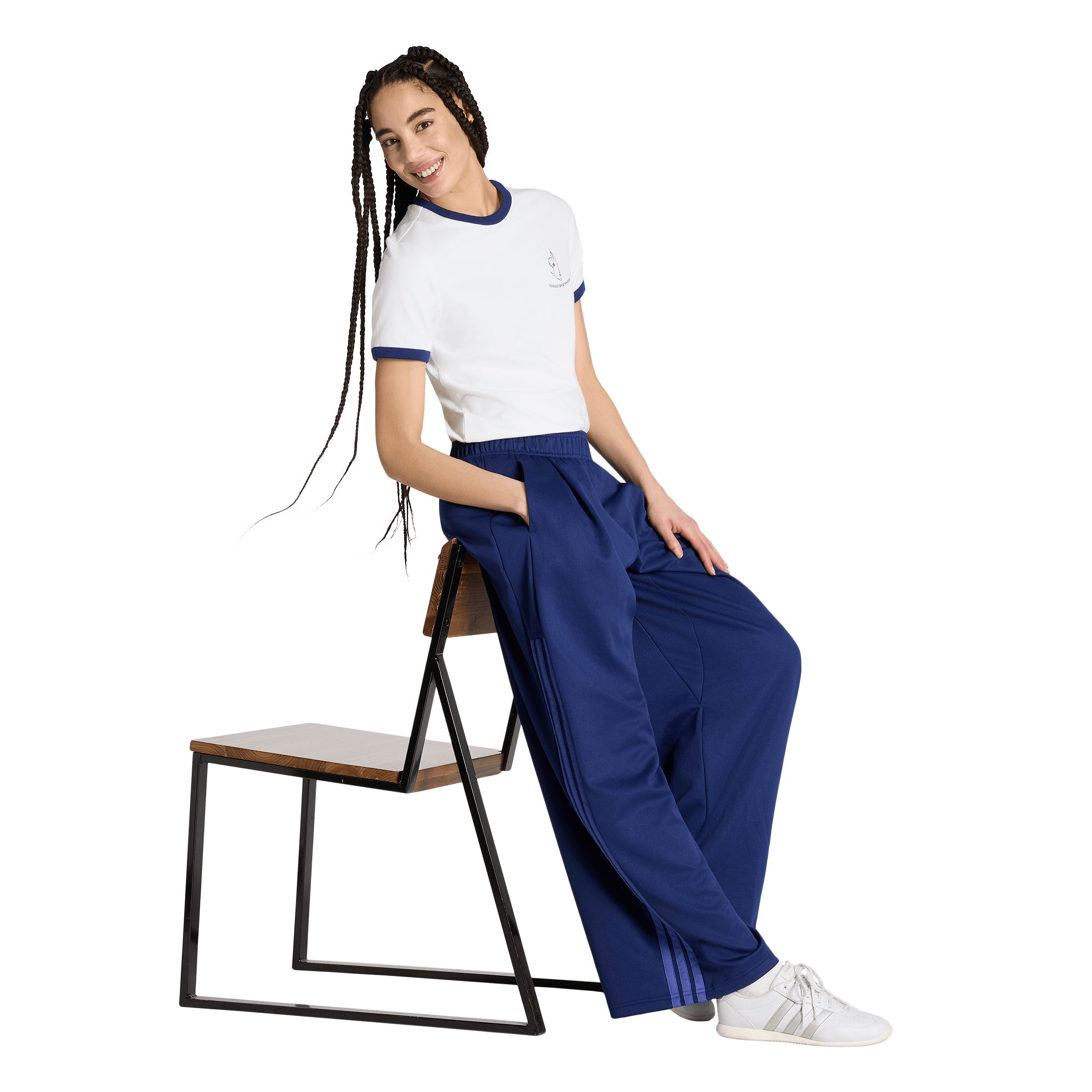 adidas Women's Sportswear Animal Graphic Ringer T-Shirt
