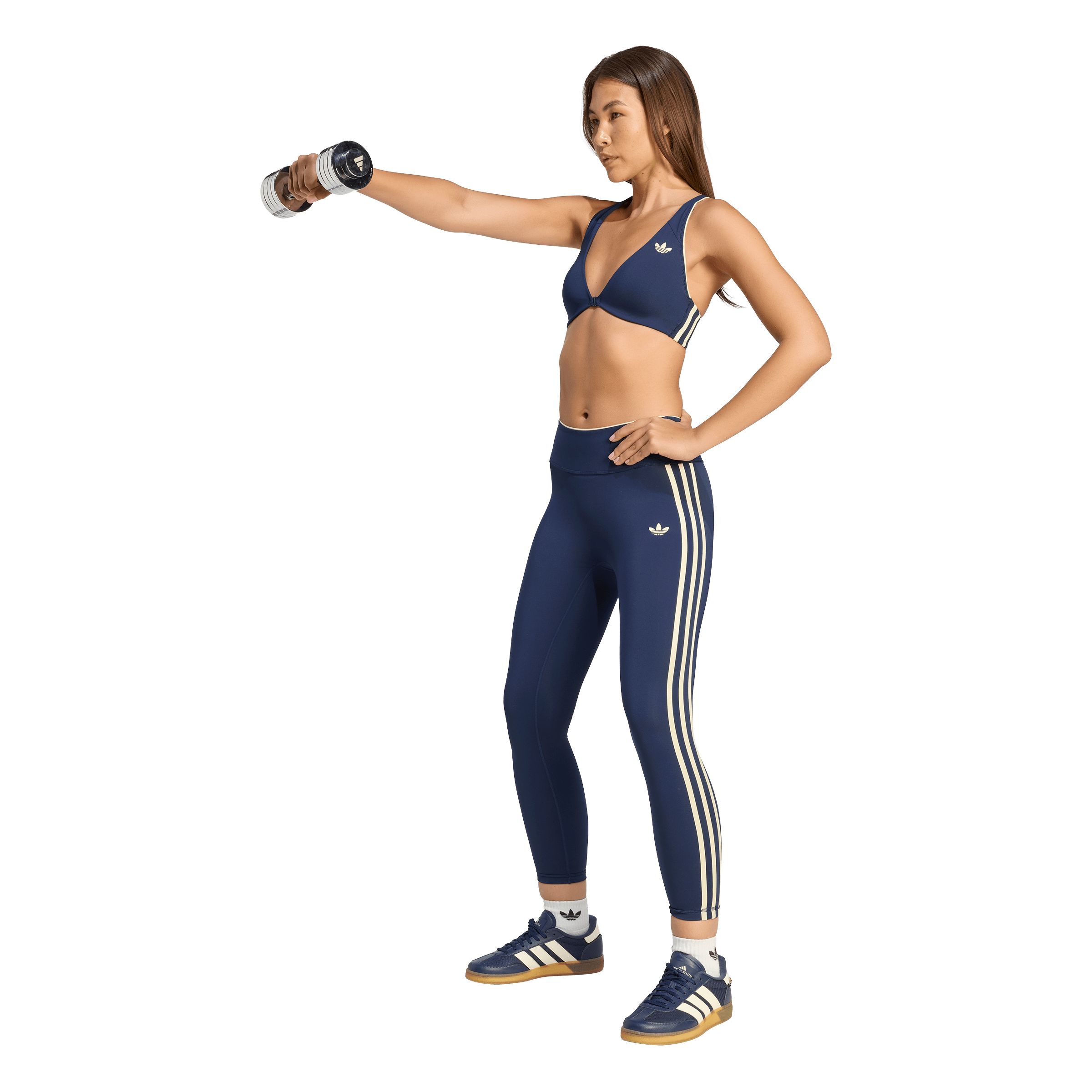 adidas Originals Women's Sport 3-stripe Light Support Sweat-Wicking Sports Bra