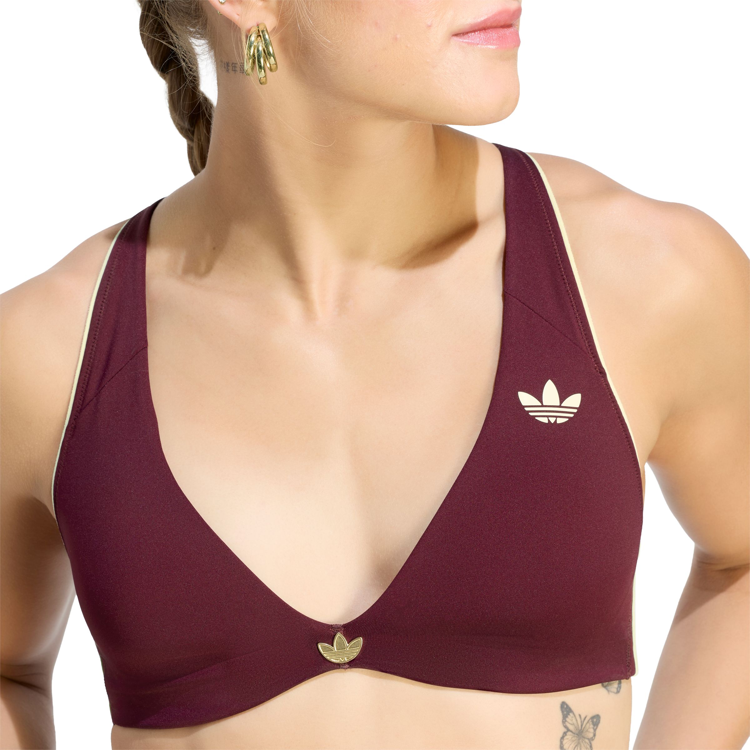 adidas Originals Women's Sport 3-stripe Light Support Sweat-Wicking Sports Bra