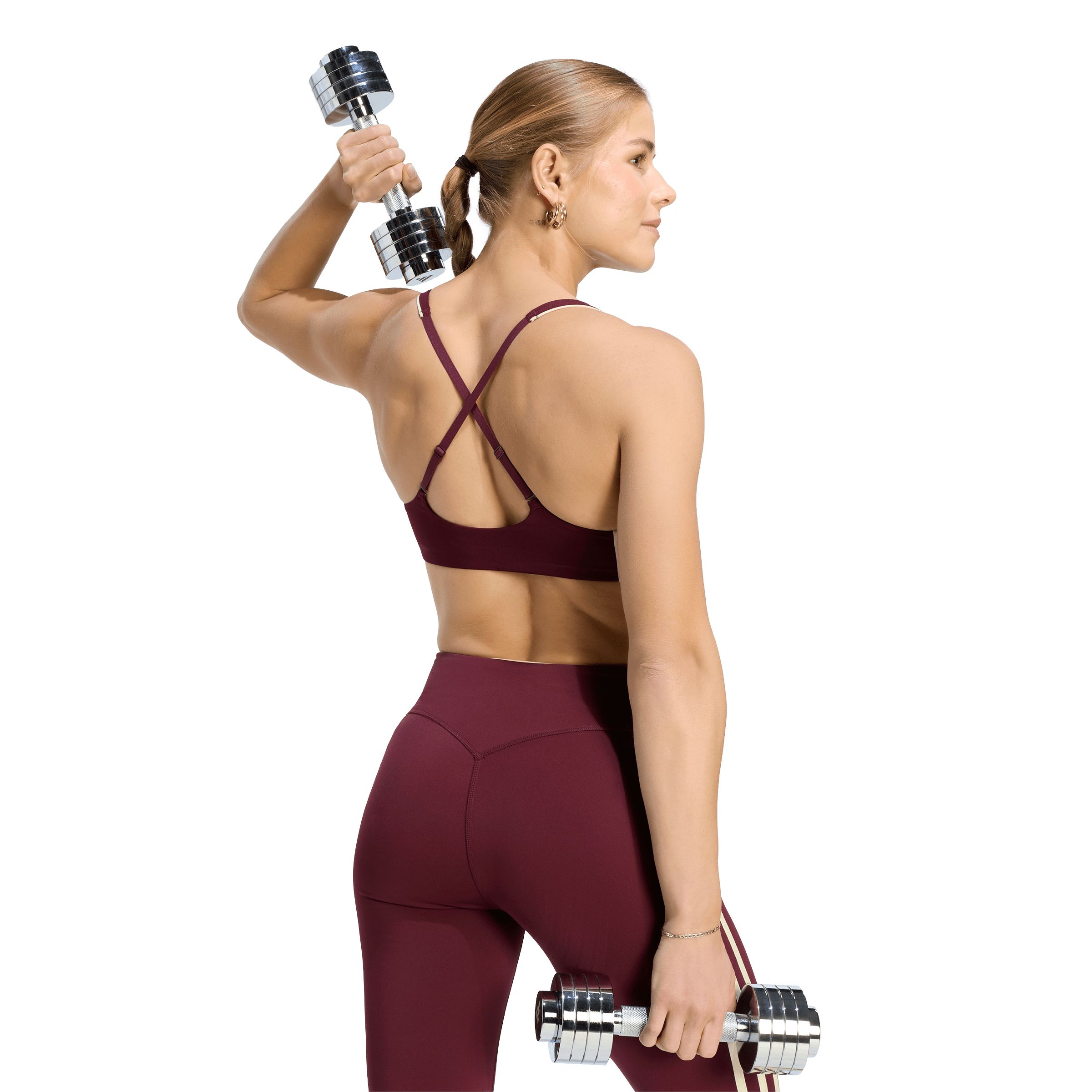 adidas Originals Women's Sport 3-stripe Light Support Sweat-Wicking Sports Bra