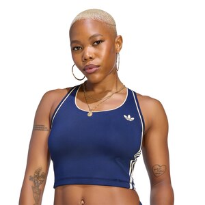 adidas Originals Women's Sport 3-stripe Crop Tank Top