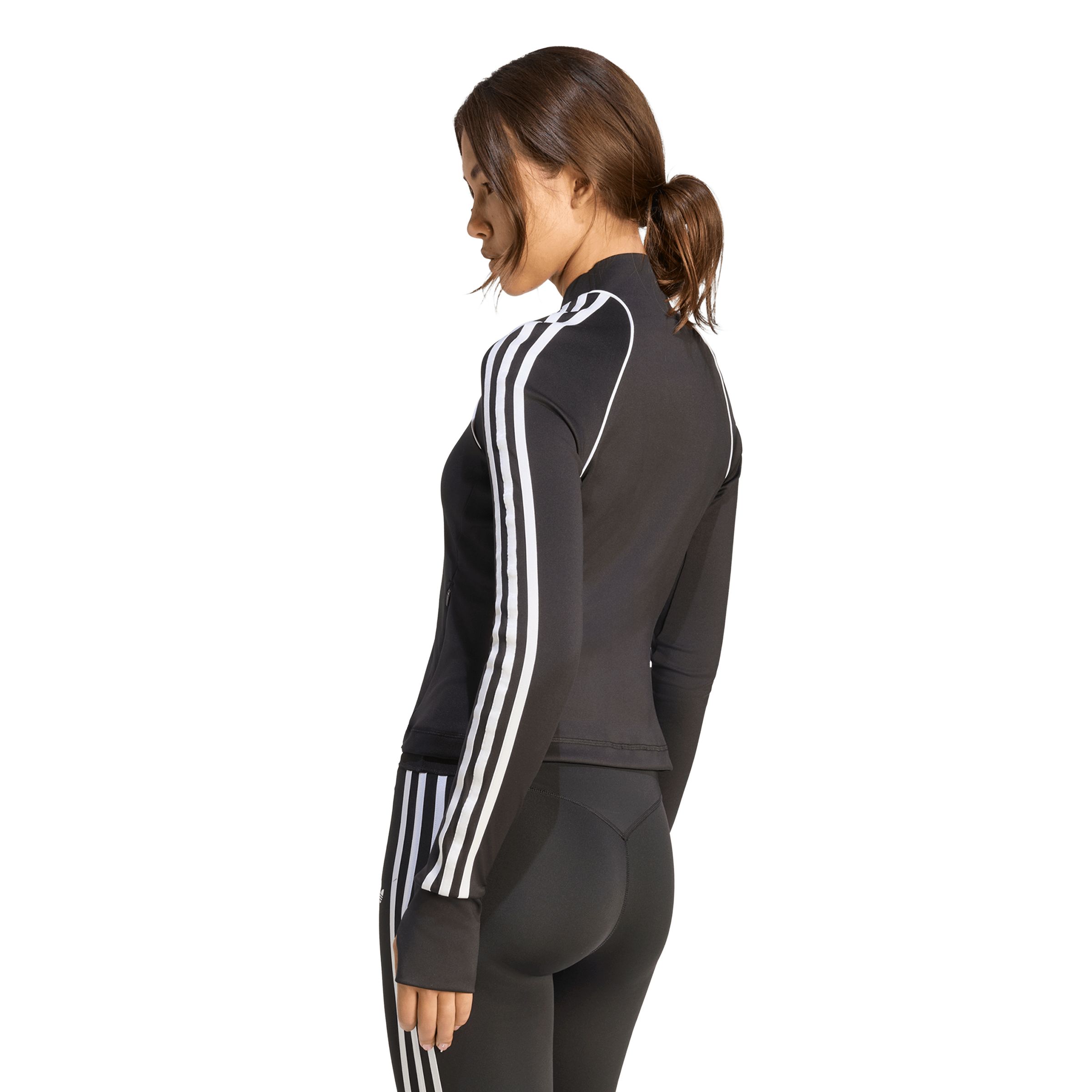 adidas Originals Women's Sport 3-stripe Jacket with Recycled Polyester