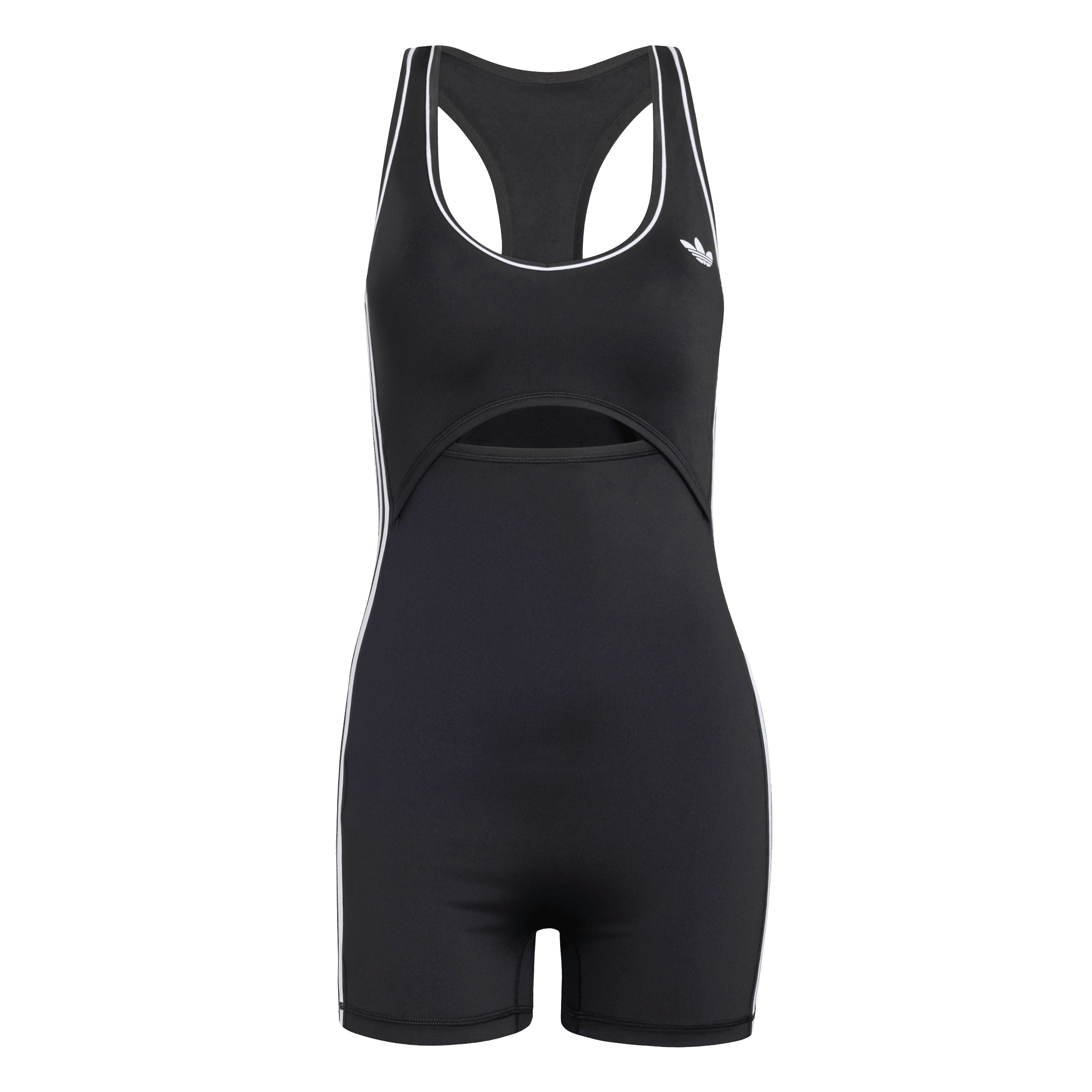 adidas Originals Women's Sport 3-stripe Athletic Bodysuit Onesie
