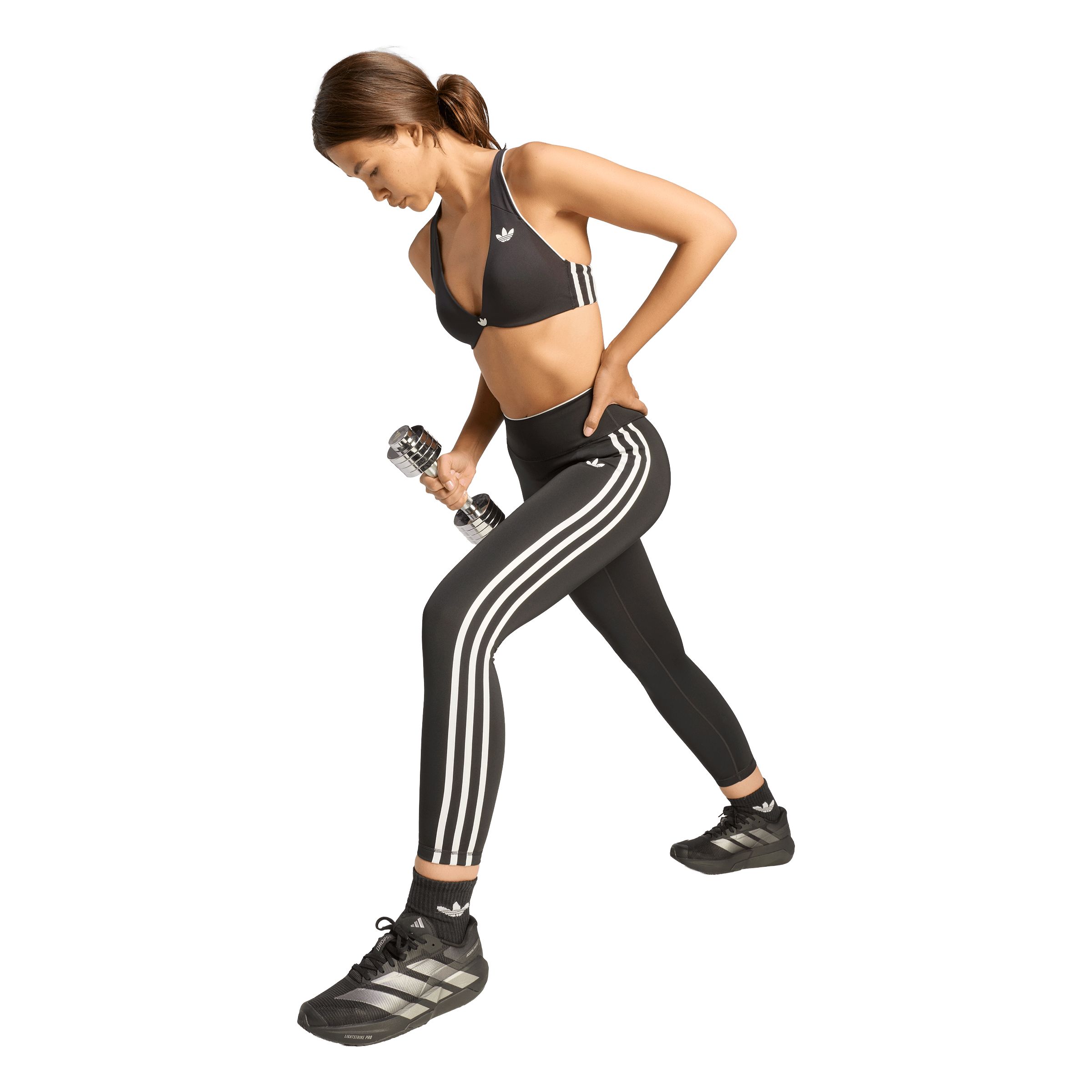adidas Originals Women's Sport 3-stripe 7/8 Athletic Leggings