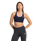 adidas Originals Women's Sport 3-Stripe Medium Sports Bra Front_Flat