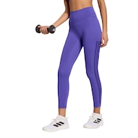 adidas Women's Optime 3-stripes Moisture-Wicking 7/8 Tights