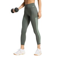 adidas Women's Optime 3-stripes Moisture-Wicking 7/8 Tights
