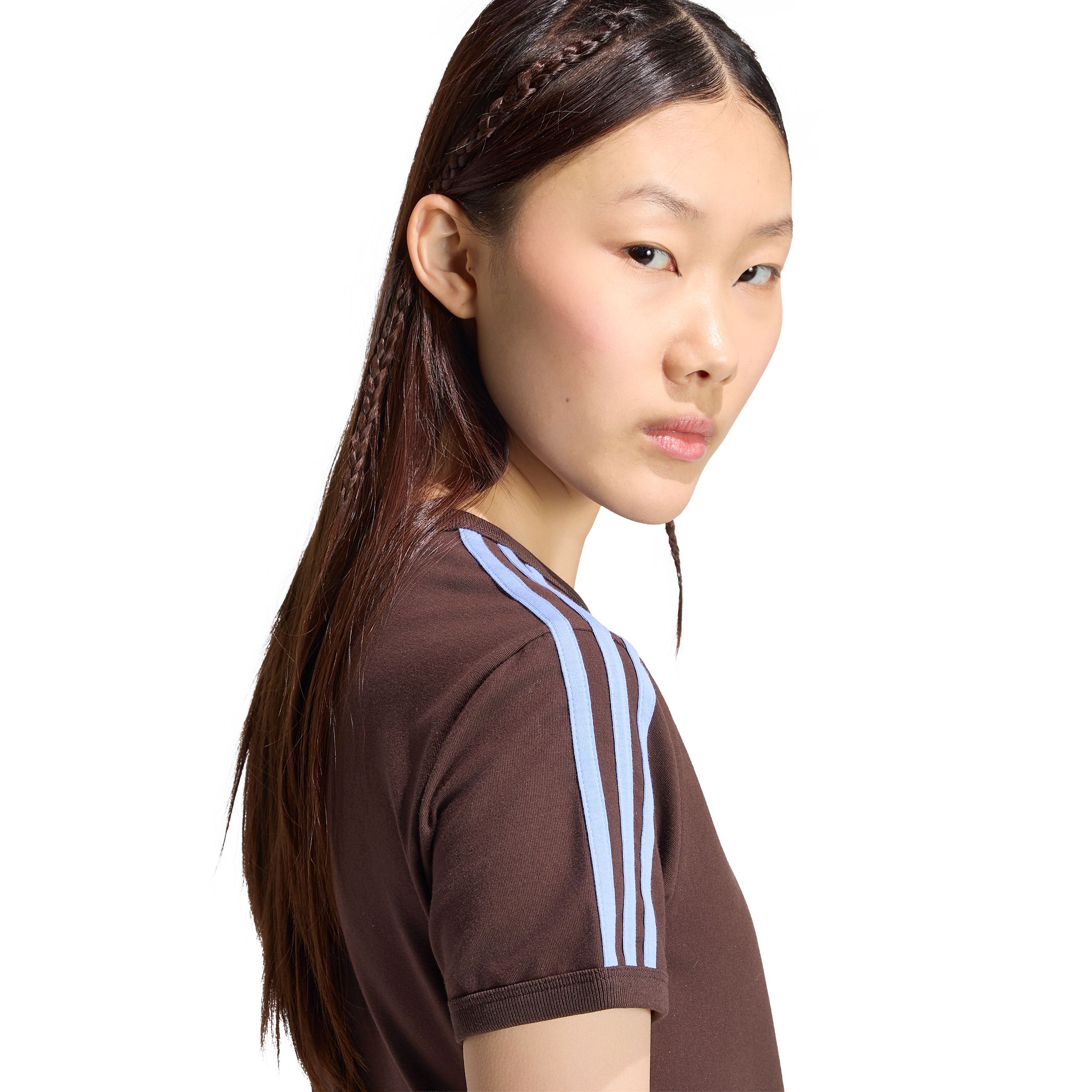 adidas Originals Women's 3-stripes Cotton Athletic T-shirt