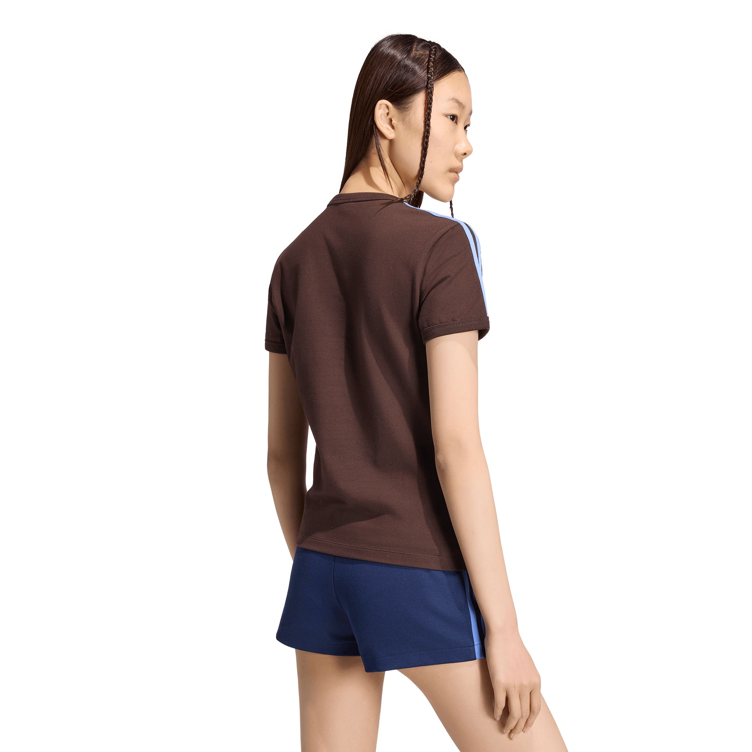 adidas Originals Women's 3-stripes Cotton Athletic T-shirt