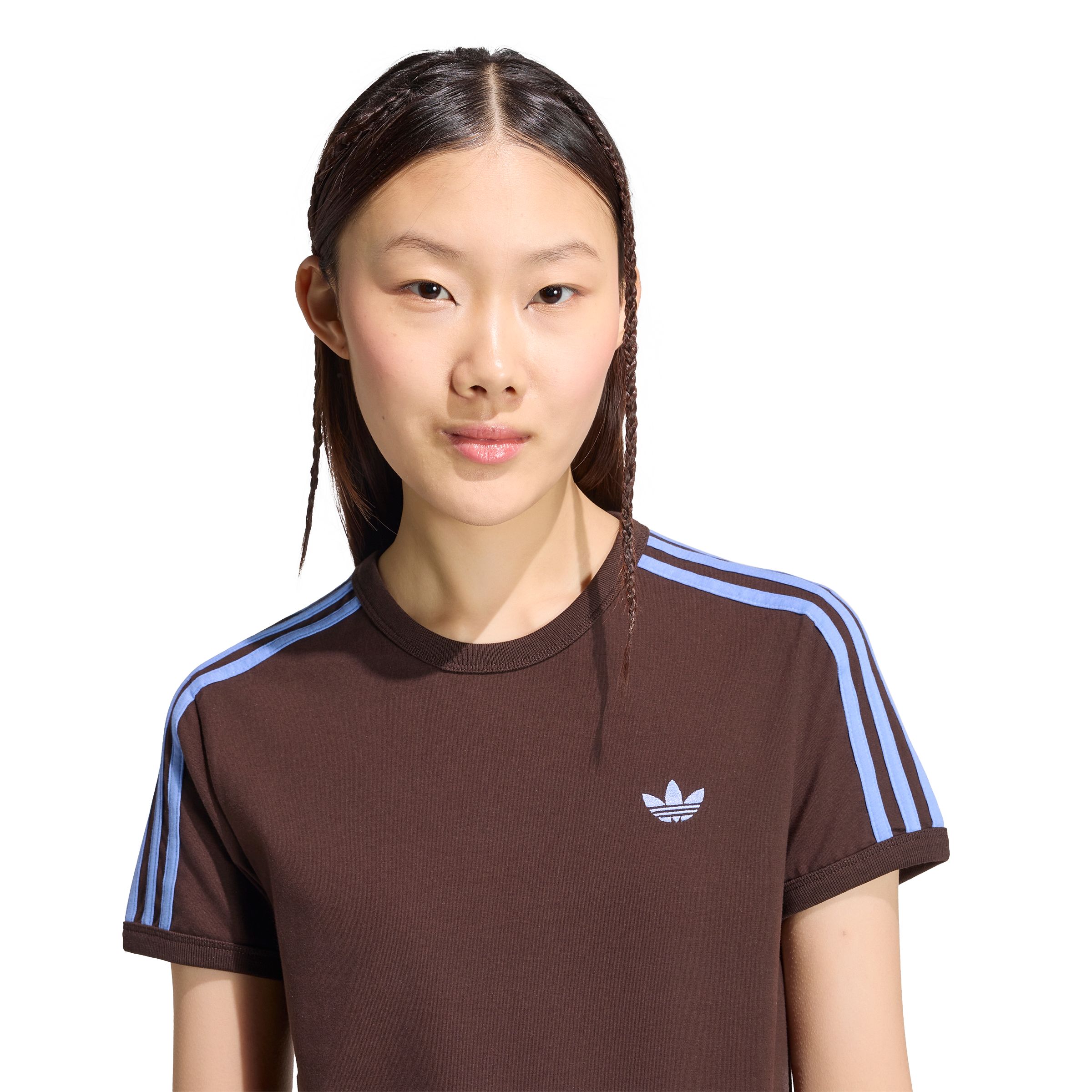 adidas Originals Women's 3-stripes Cotton Athletic T-shirt