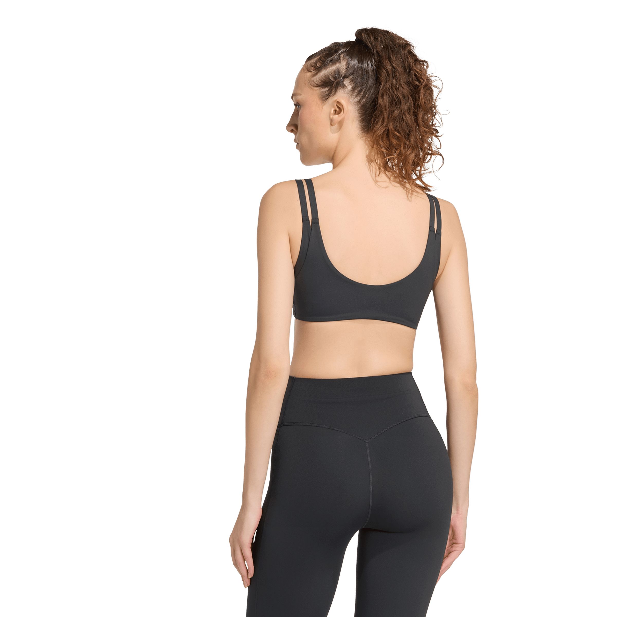 adidas Women's Train Optime Twist Light Support Sports Bra for Yoga and Pilates