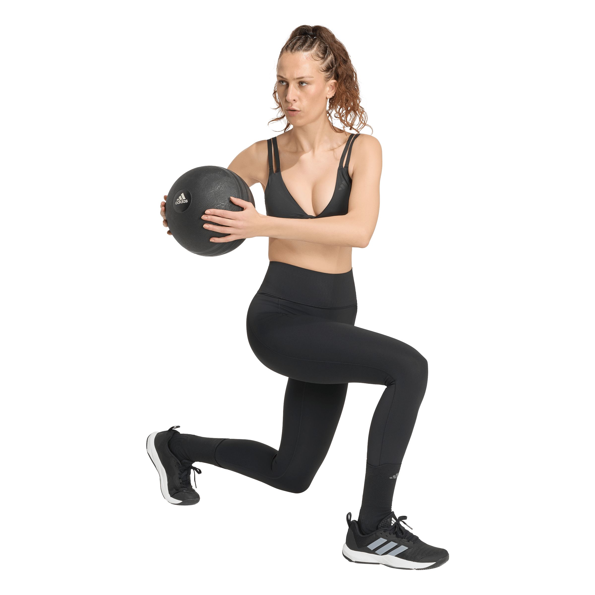adidas Women's Train Optime Twist Light Support Sports Bra for Yoga and Pilates