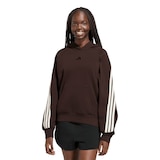 adidas Women's Sportswear Kit 3-stripe French Terry Hoodie Front_Flat