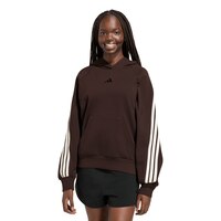 adidas Women's Sportswear Kit 3-stripe French Terry Hoodie Front_Flat