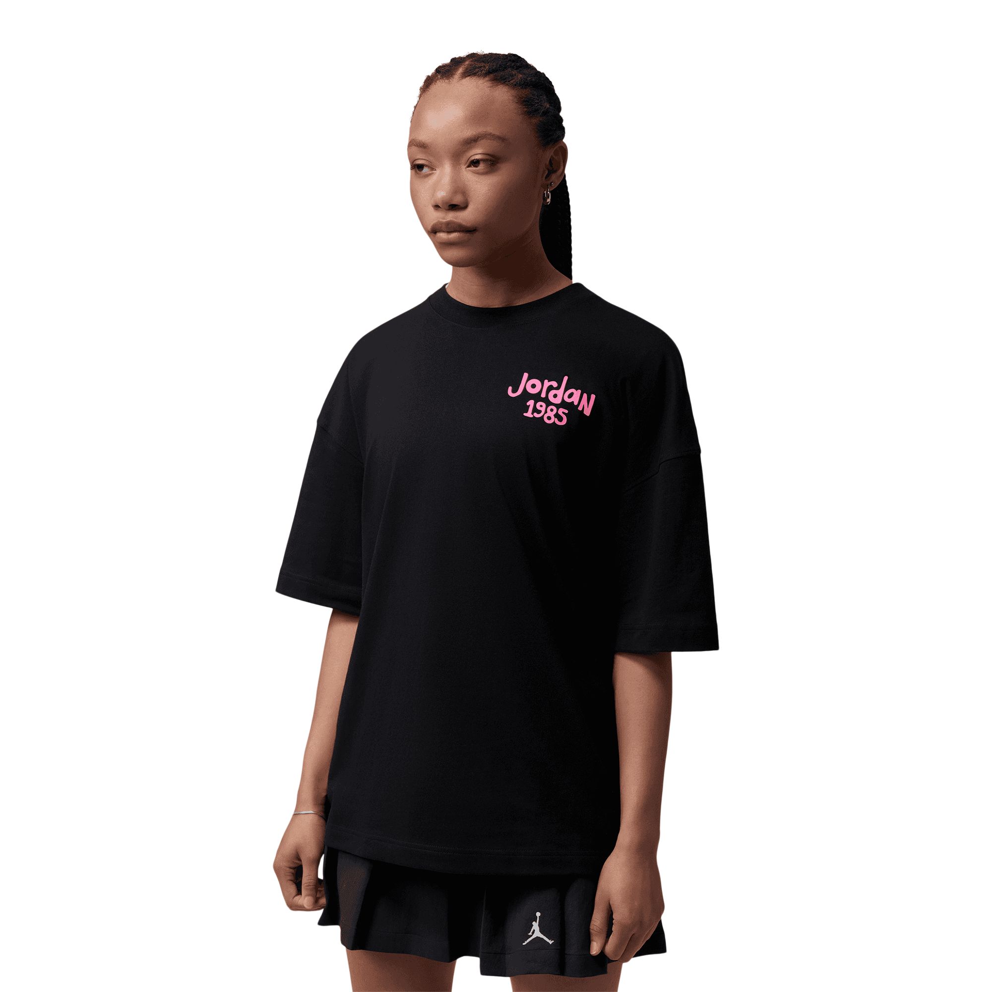 Jordan Women's Basketball Flower Short Sleeve T-Shirt