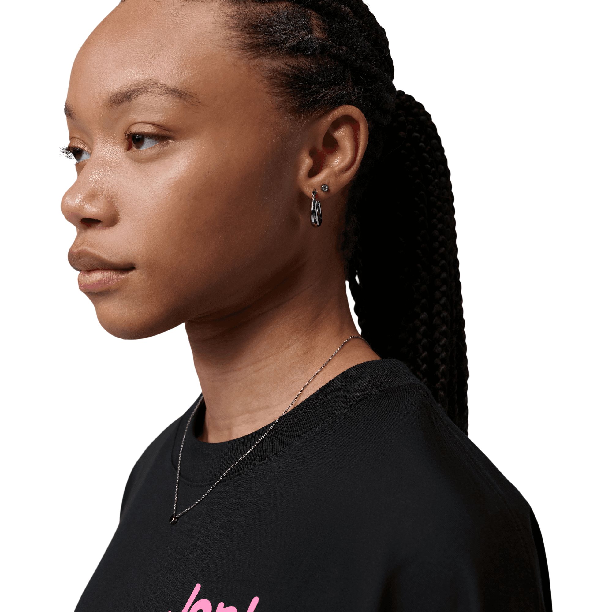 Jordan Women's Basketball Flower Short Sleeve T-Shirt