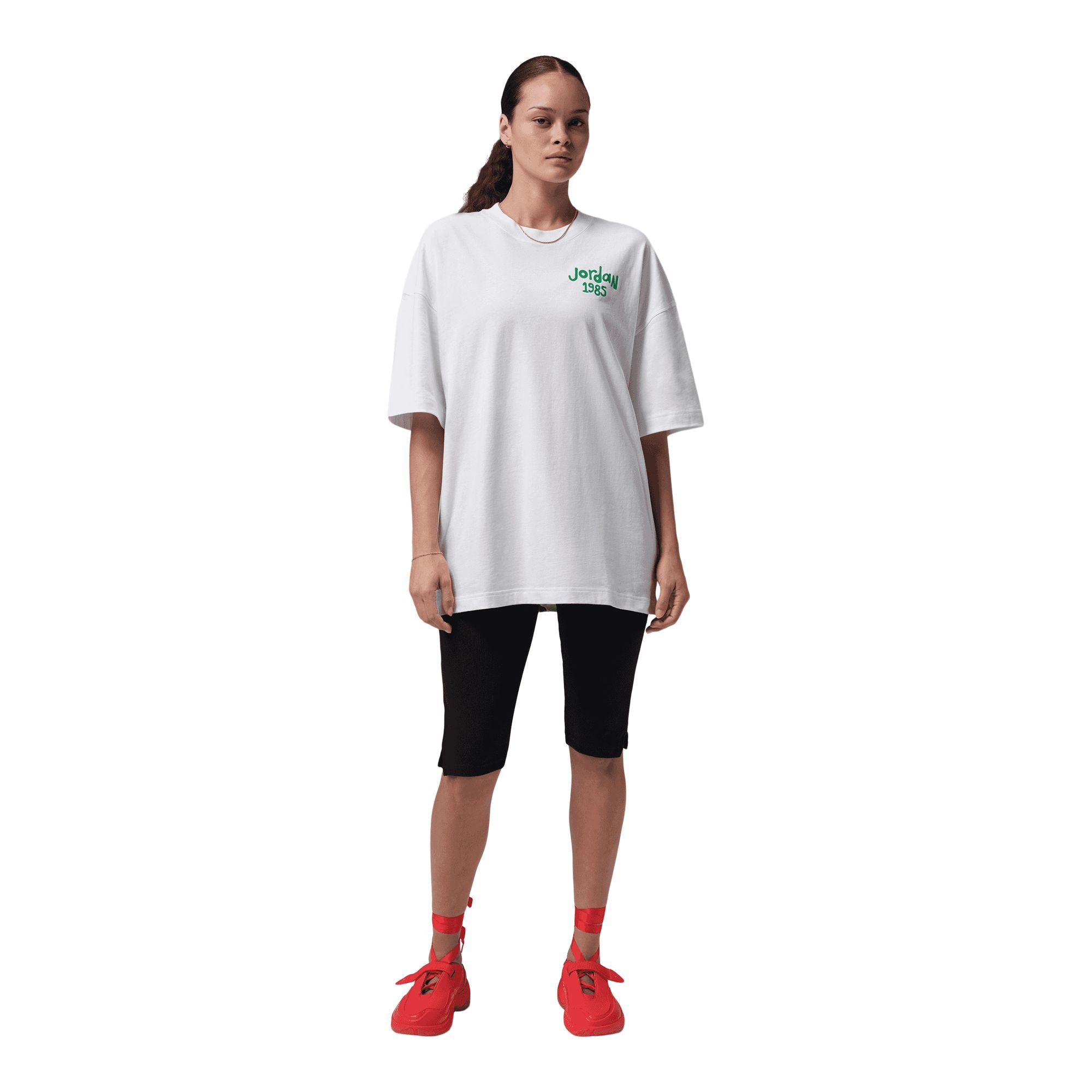 Jordan Women's Basketball Flower Short Sleeve T-Shirt