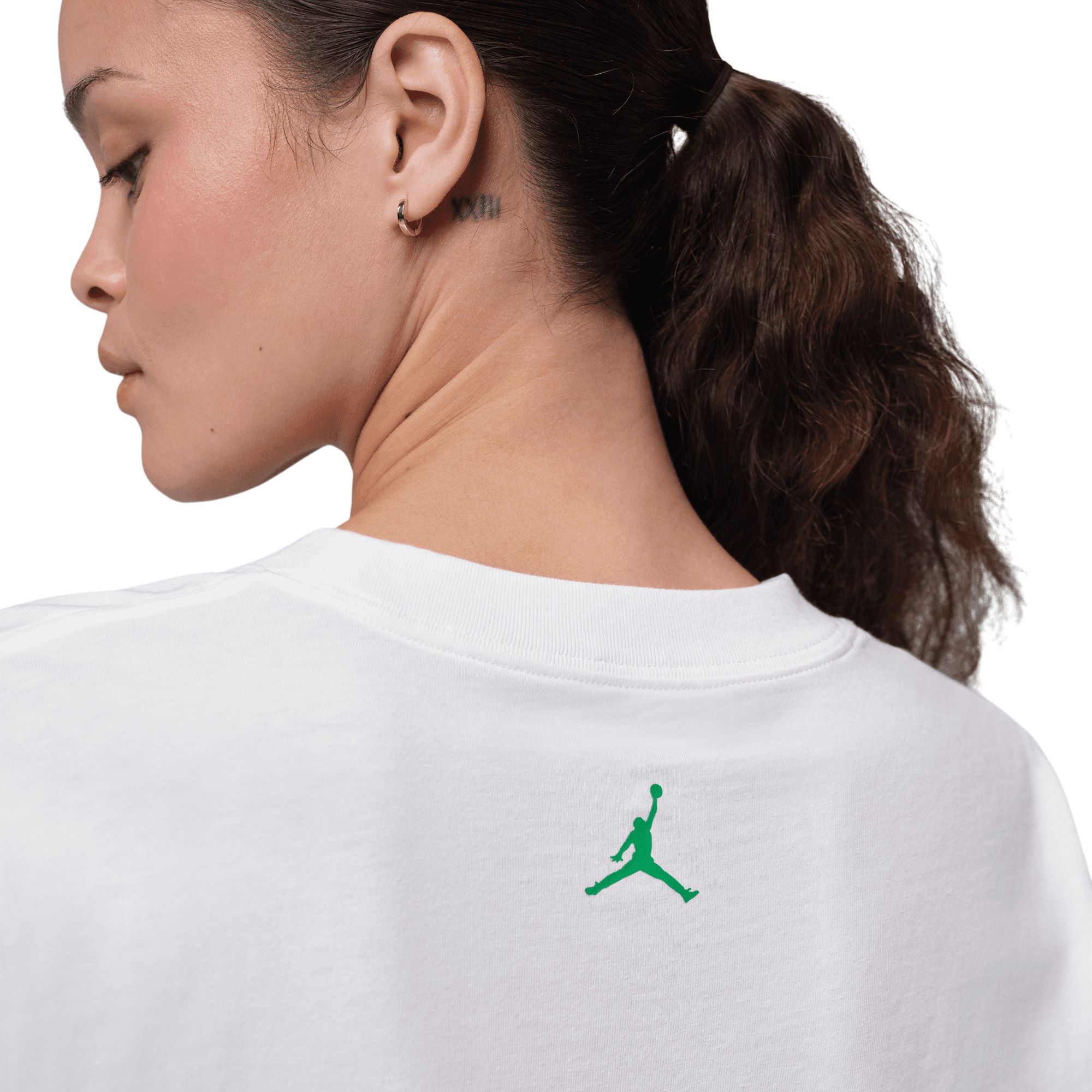 Jordan Women's Basketball Flower Short Sleeve T-Shirt