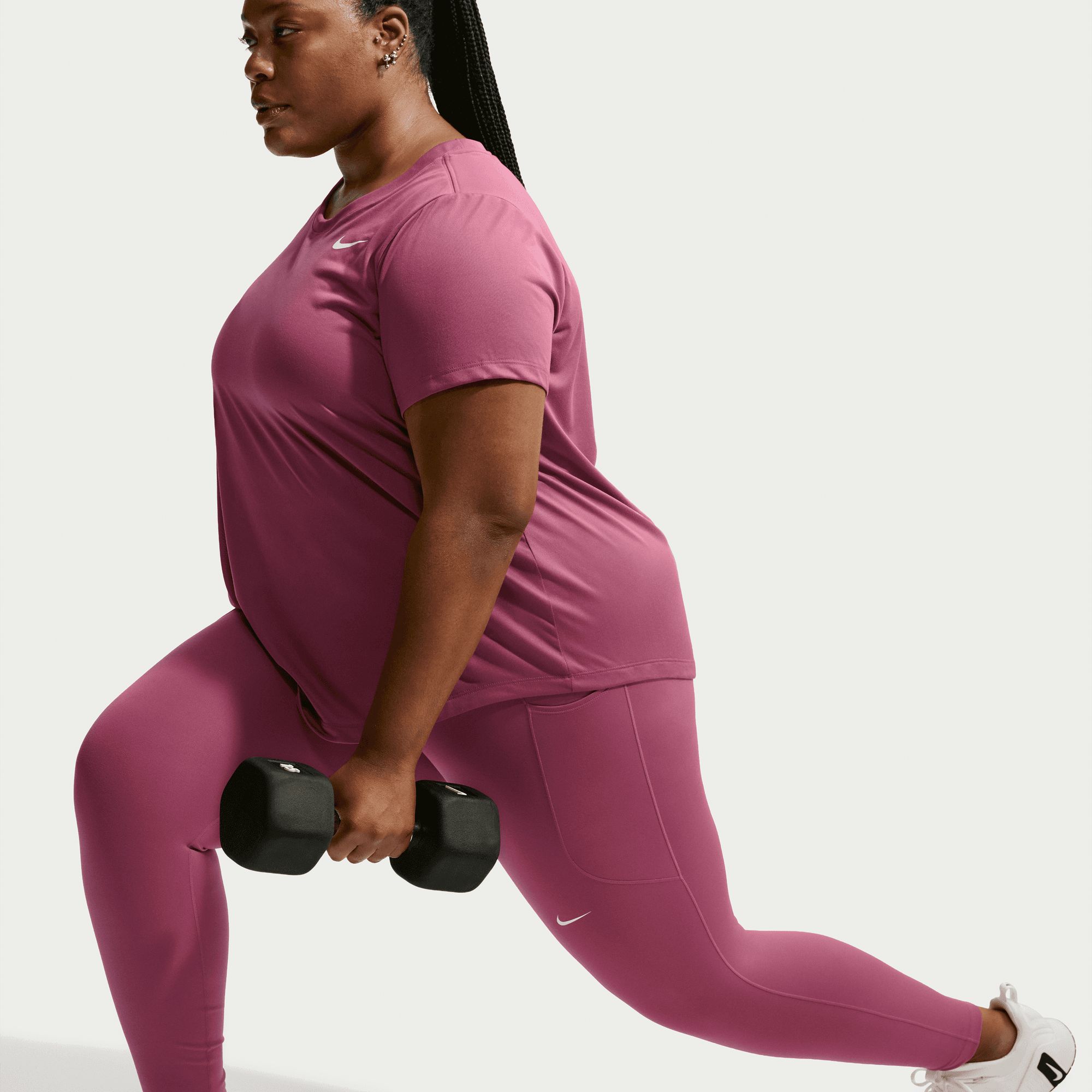 Nike Women's One High-waisted 7/8 Pocket Leggings with Dri-FIT Technology
