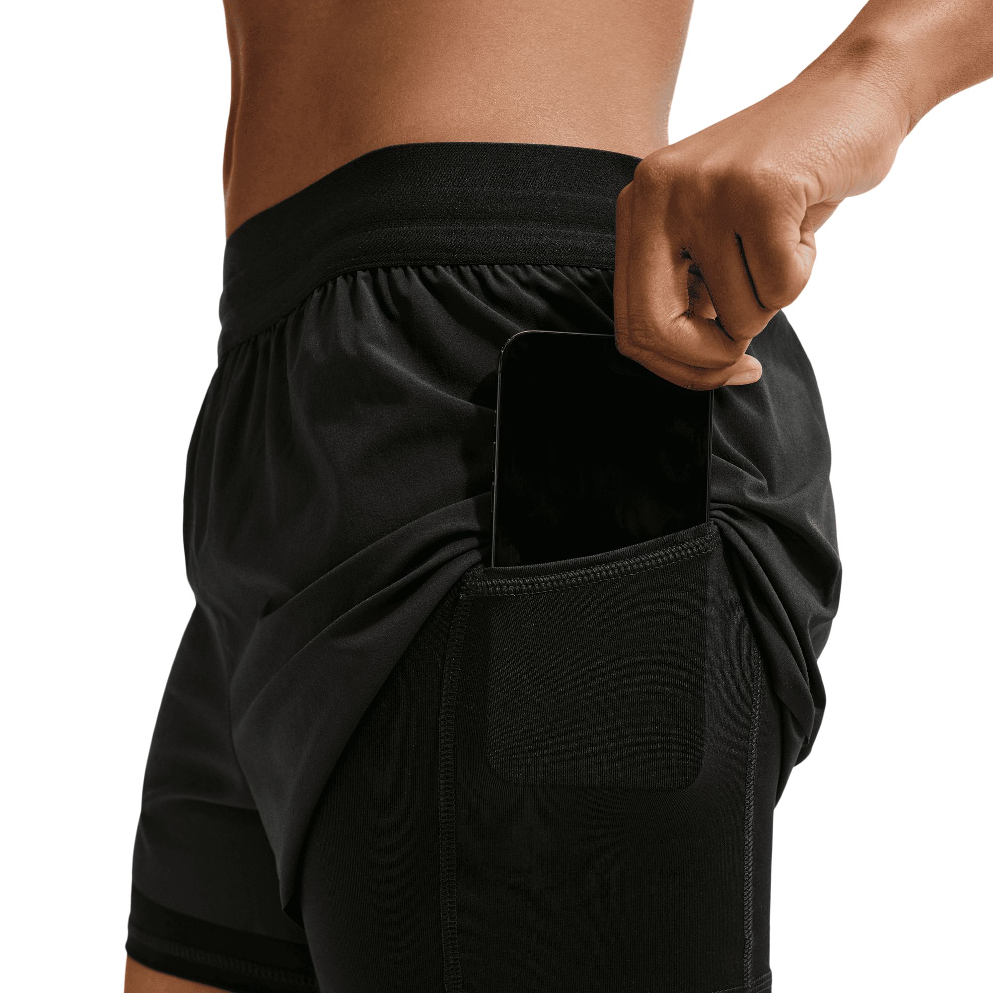 Nike Women's Run Swift Dri-FIT Mid-Rise 2 in 1 Shorts