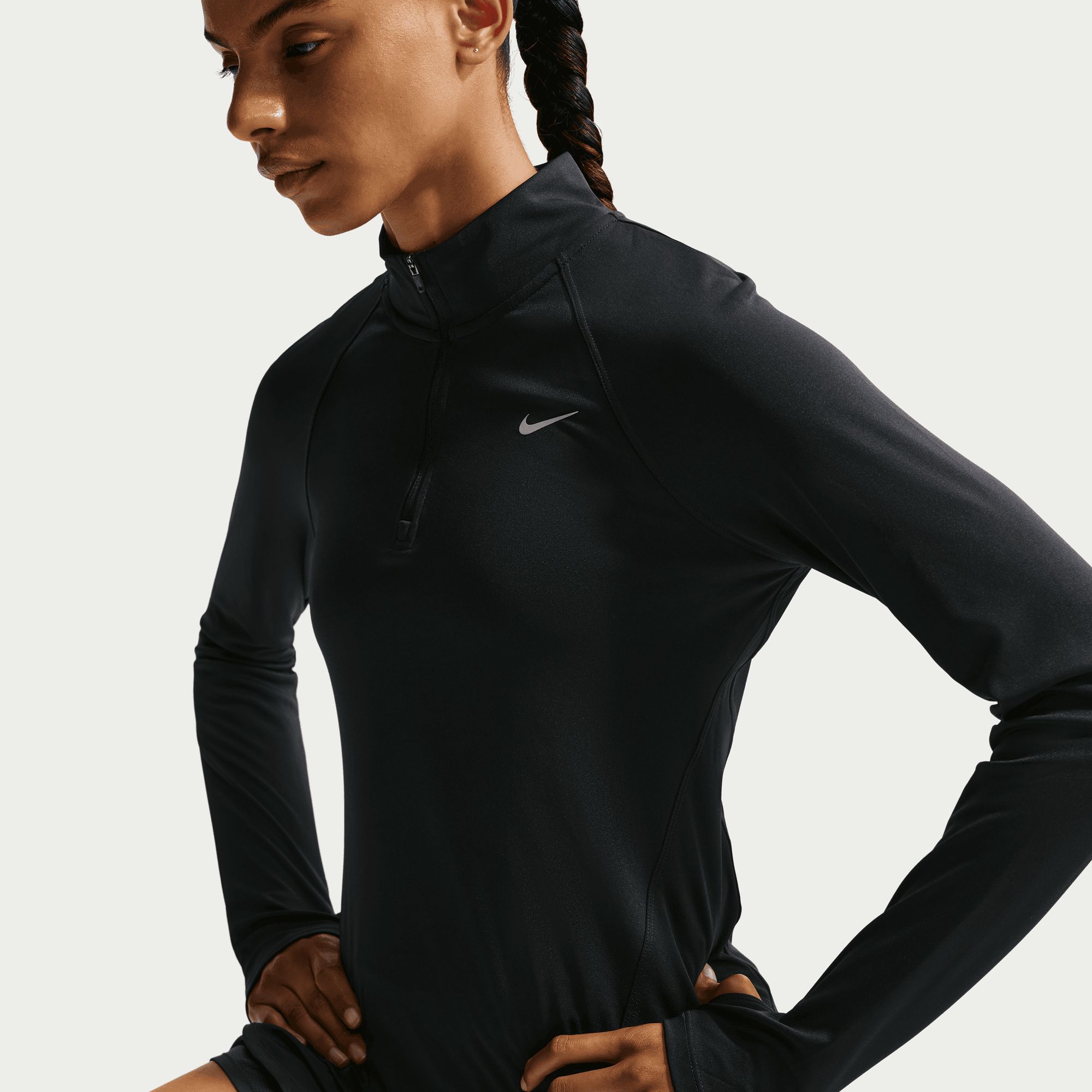 Nike Women's Tempo Dri-FIT 1/2 Zip Long Sleeve Top