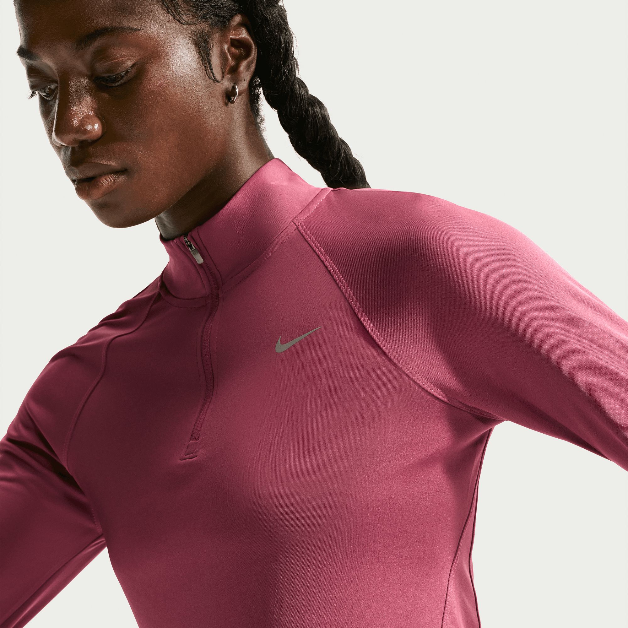Nike Women's Tempo Dri-FIT 1/2 Zip Long Sleeve Top