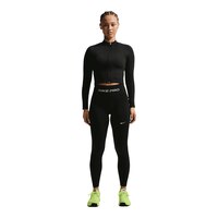 Nike Women's Pro Dri-fit Full Zip Long Sleeve Workout Top