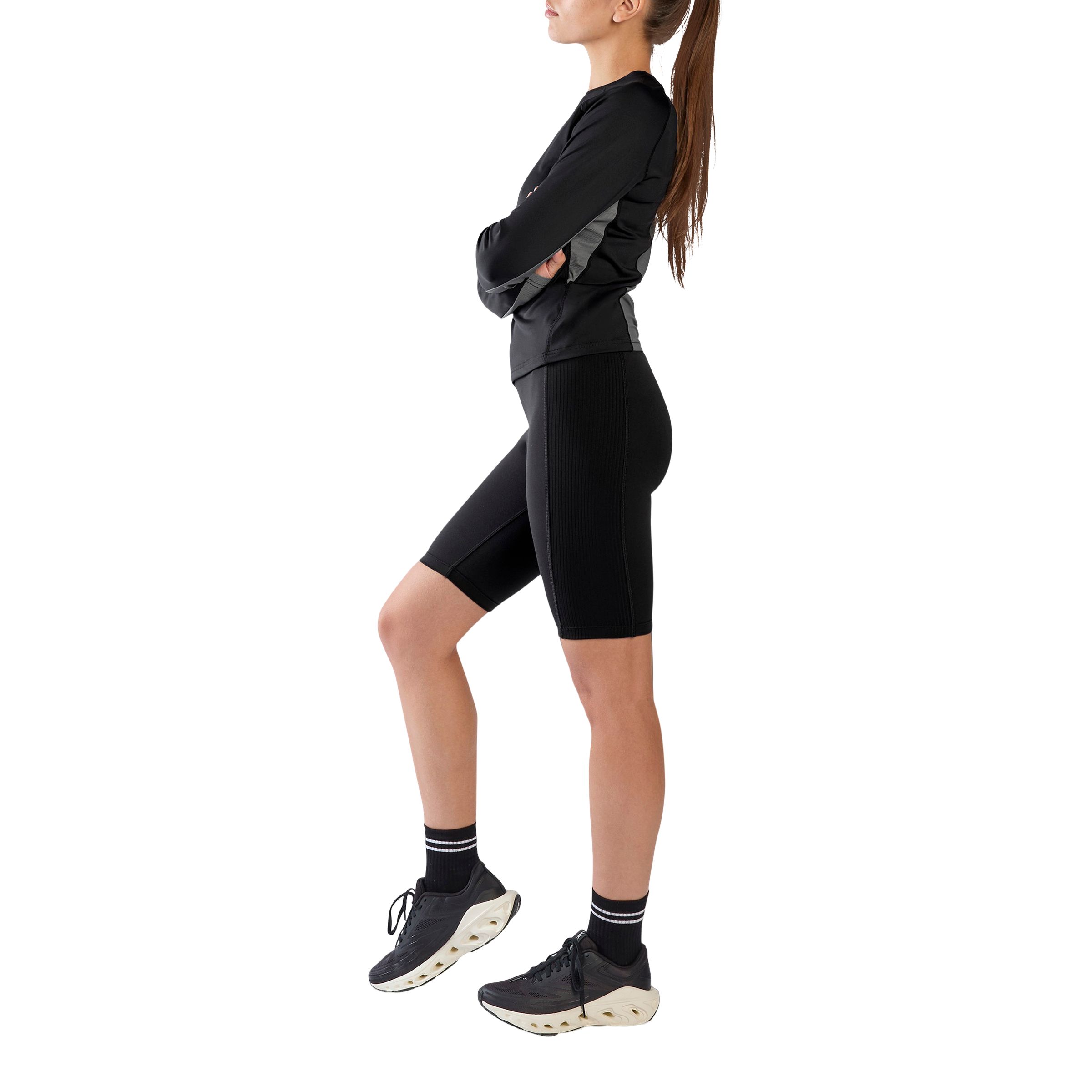 Reebok Women's Lux High-rise Bike Shorts with Sweat-wicking Fabric